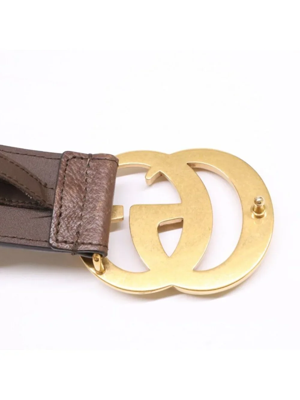 Gucci Adidas GG Logo Buckle Trefoil Belt